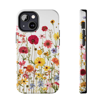 Row of Blooms - Tough Phone Cases