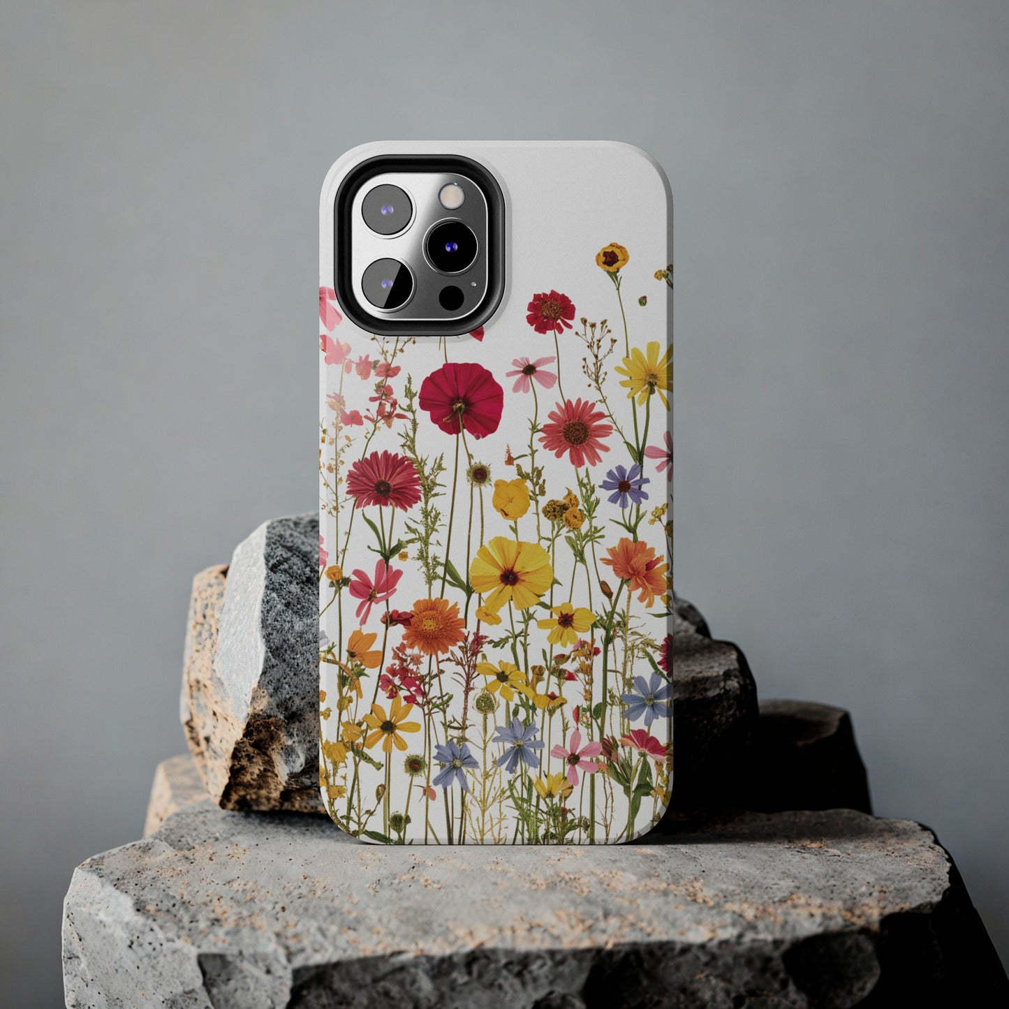 Row of Blooms - Tough Phone Cases