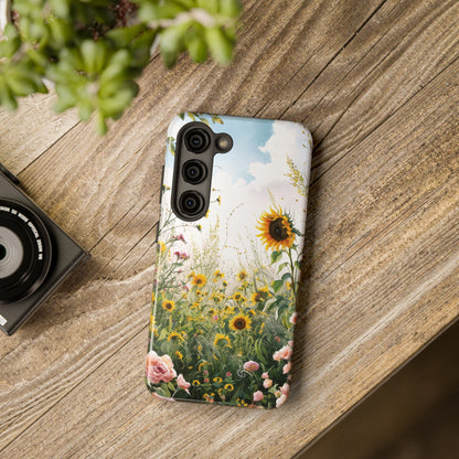 Skyward Sunflower - Tough Phone Cases