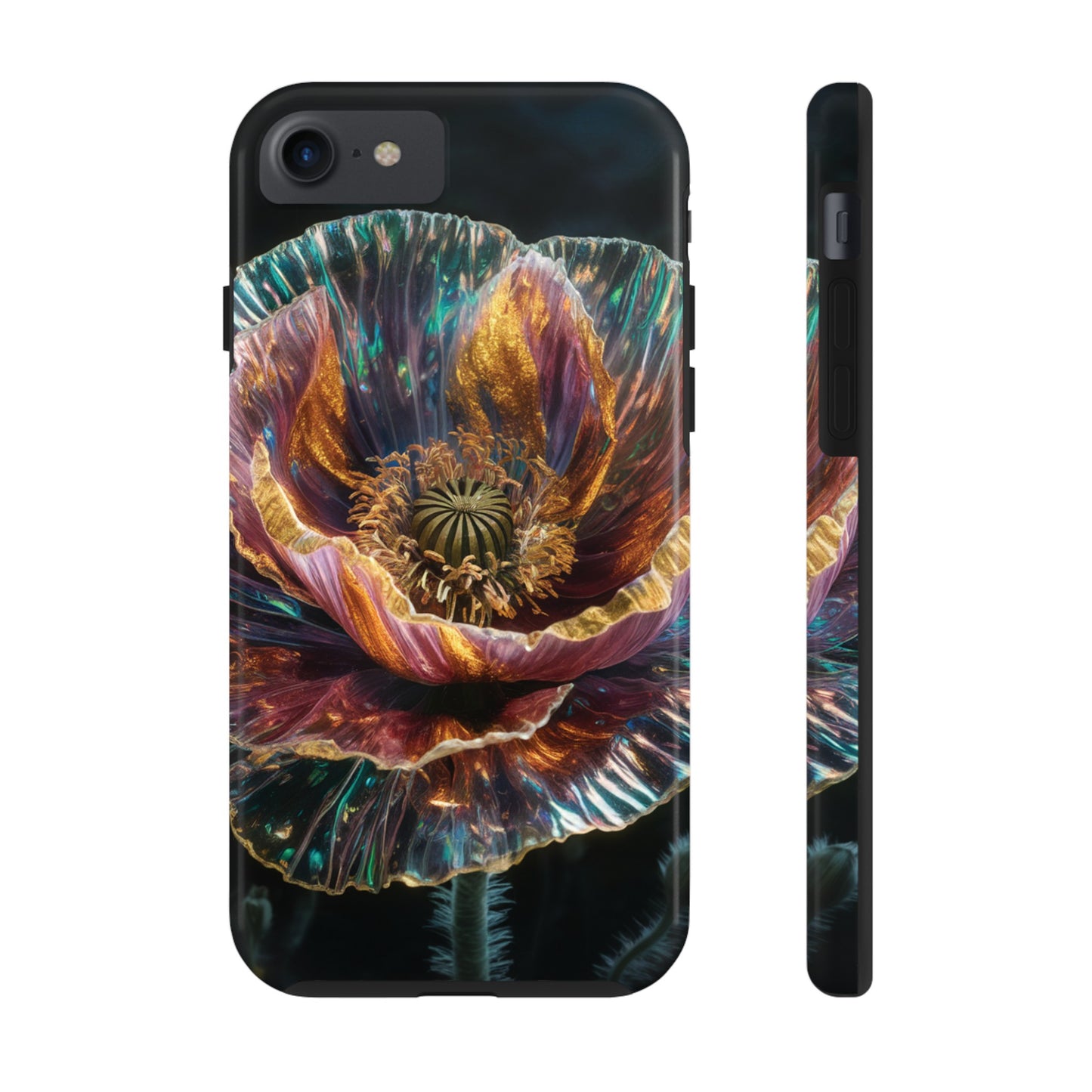 Ethereal Poppy Glow - Tough Phone Cases