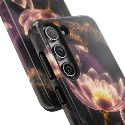 Night Lotus Glow - Tough Phone Cases