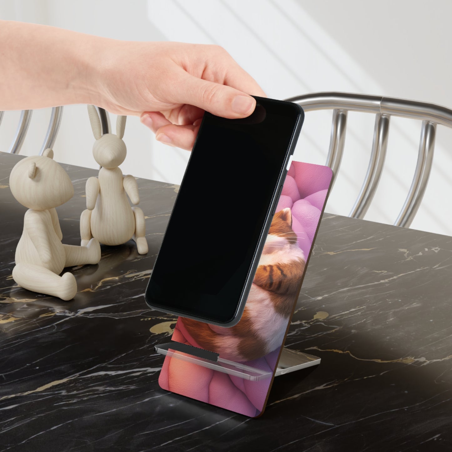 Paw-some Cat Nap - Display Stand for Smartphones