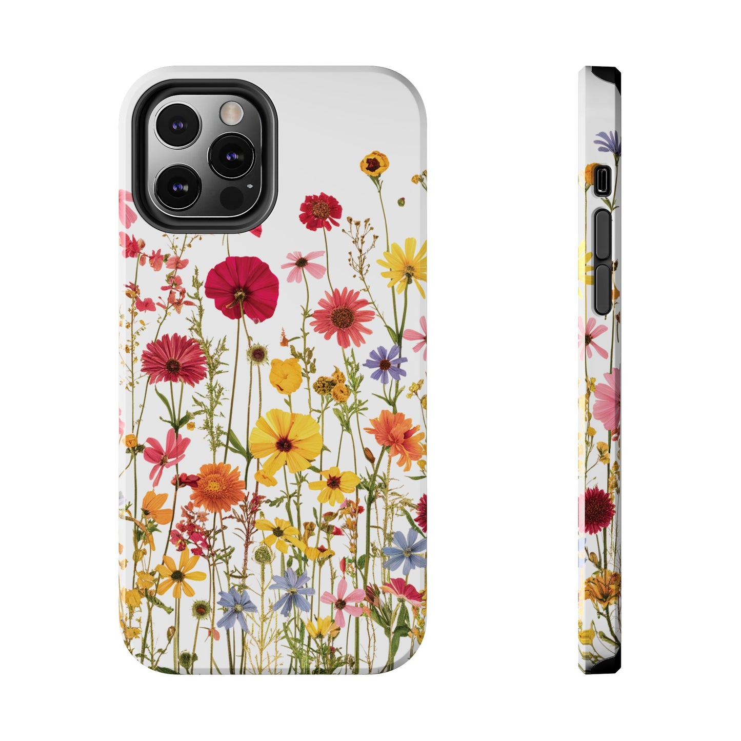 Row of Blooms - Tough Phone Cases