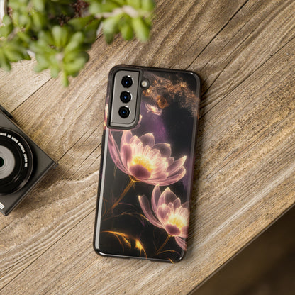 Night Lotus Glow - Tough Phone Cases