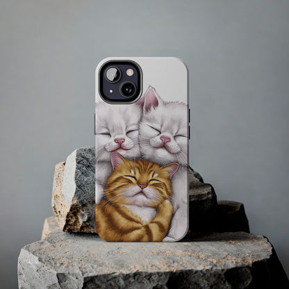 Cat Nap Trio - Tough Phone Cases