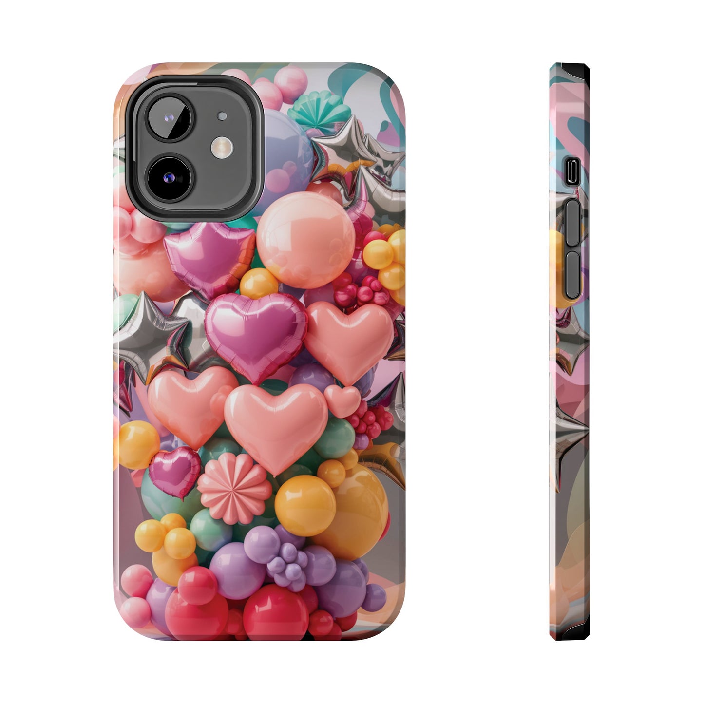 Pastel Dreams: Array of Balloons - Tough Phone Cases