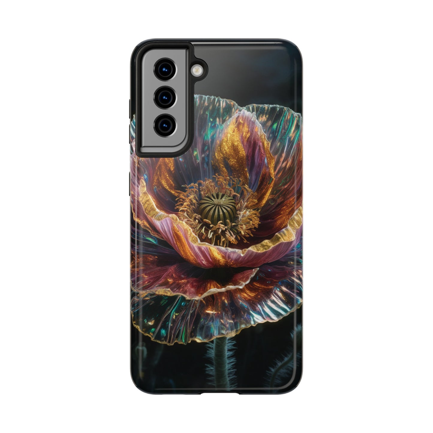 Ethereal Poppy Glow - Tough Phone Cases