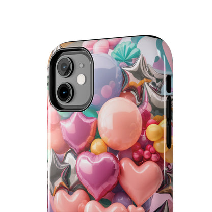 Pastel Dreams: Array of Balloons - Tough Phone Cases