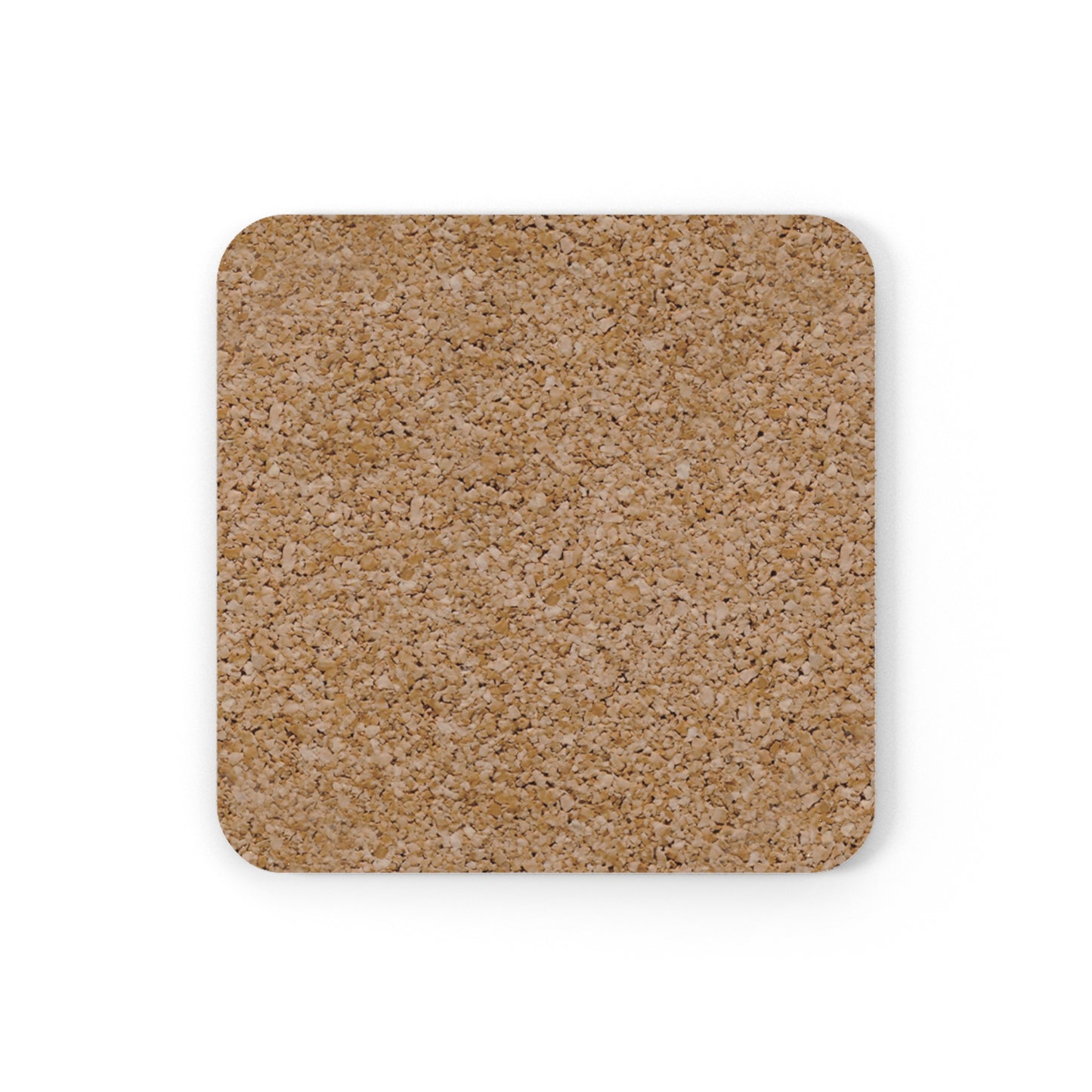 Coaster with Lily Design - Cork Coaster