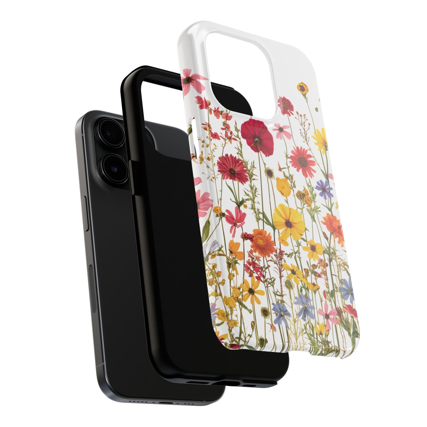 Row of Blooms - Tough Phone Cases