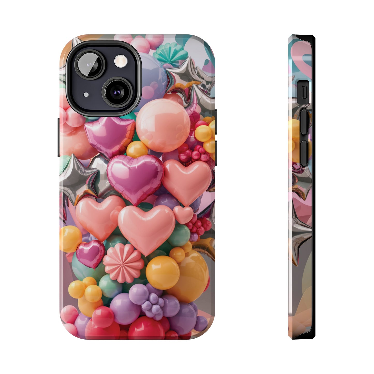 Pastel Dreams: Array of Balloons - Tough Phone Cases