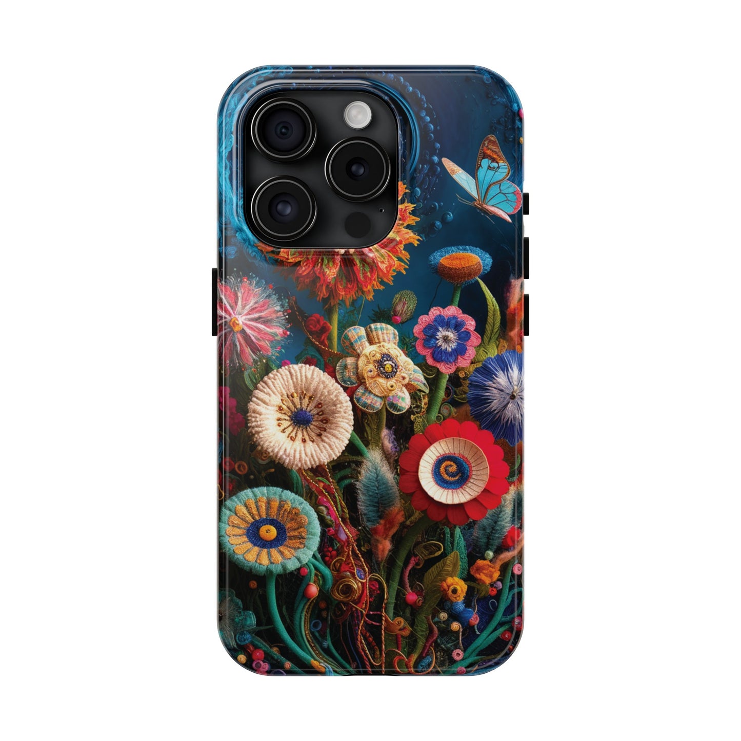 Floral Bloom: Art and Sewing Materials - Tough Phone Cases