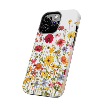 Row of Blooms - Tough Phone Cases