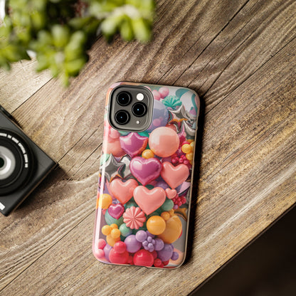 Pastel Dreams: Array of Balloons - Tough Phone Cases