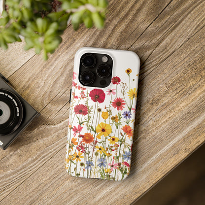 Row of Blooms - Tough Phone Cases