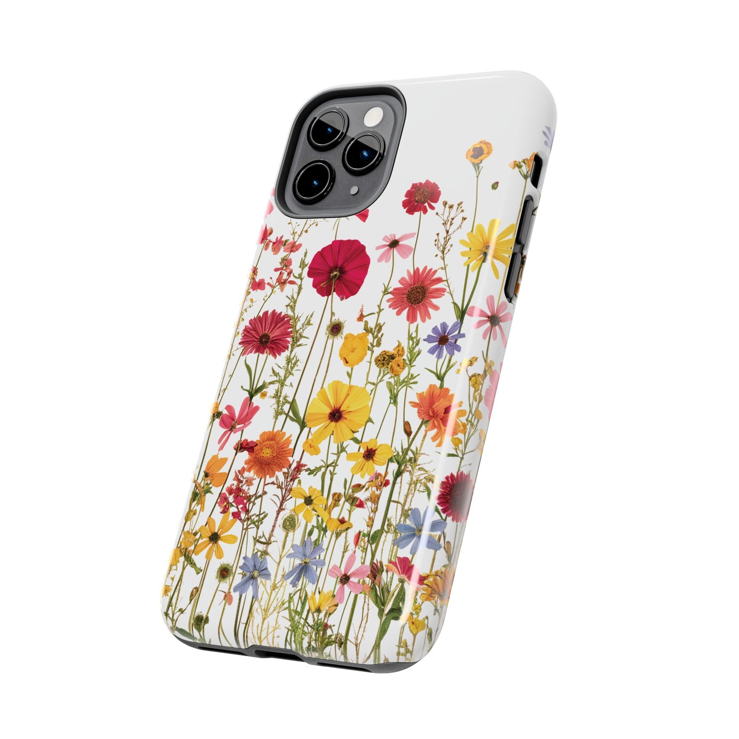 Row of Blooms - Tough Phone Cases