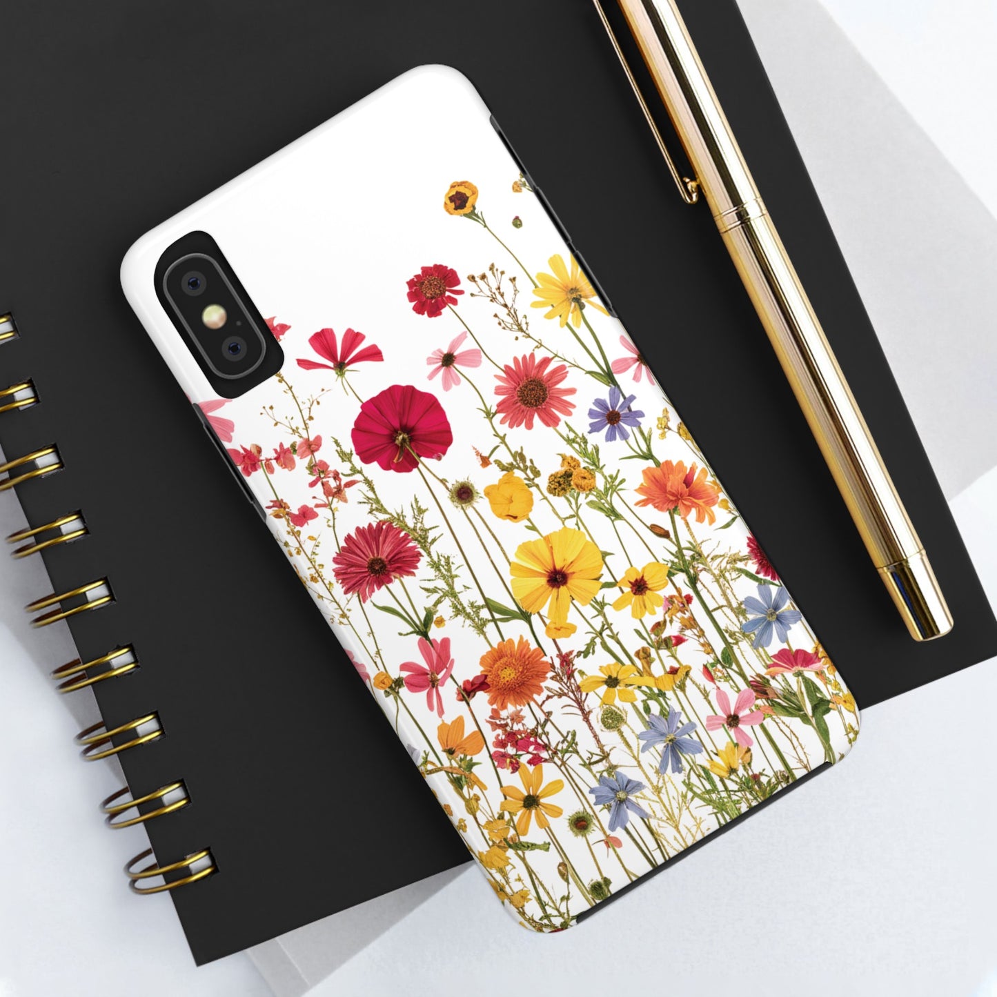 Row of Blooms - Tough Phone Cases