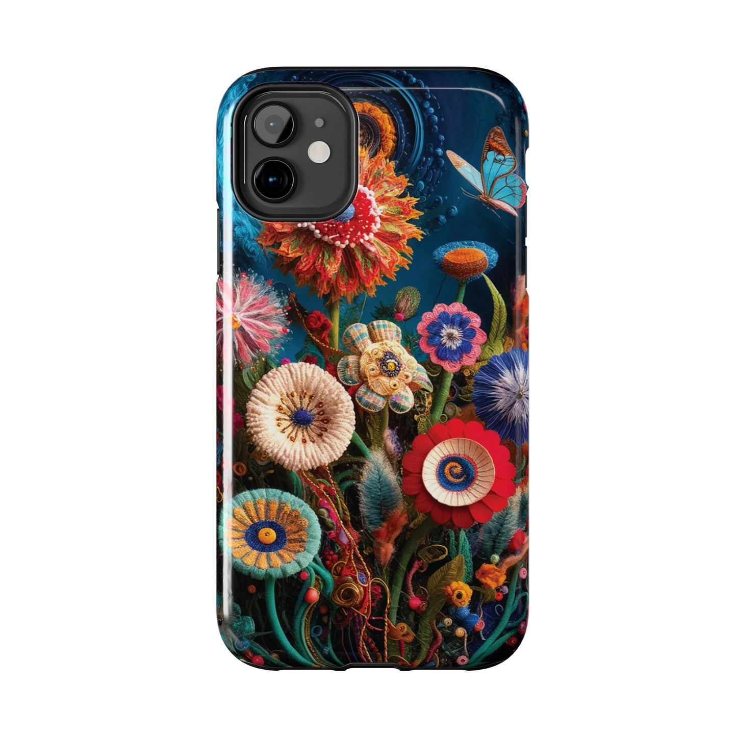 Floral Bloom: Art and Sewing Materials - Tough Phone Cases