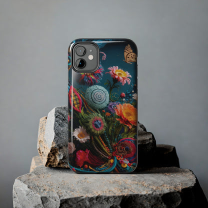 Botanical Sewing Whimsy - Tough Phone Cases
