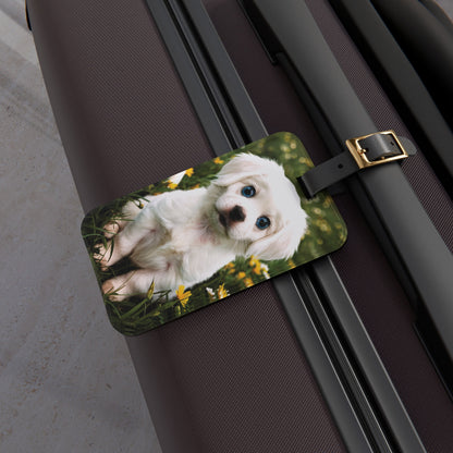 Staring Back at Me (Dog Version) - Luggage Tag