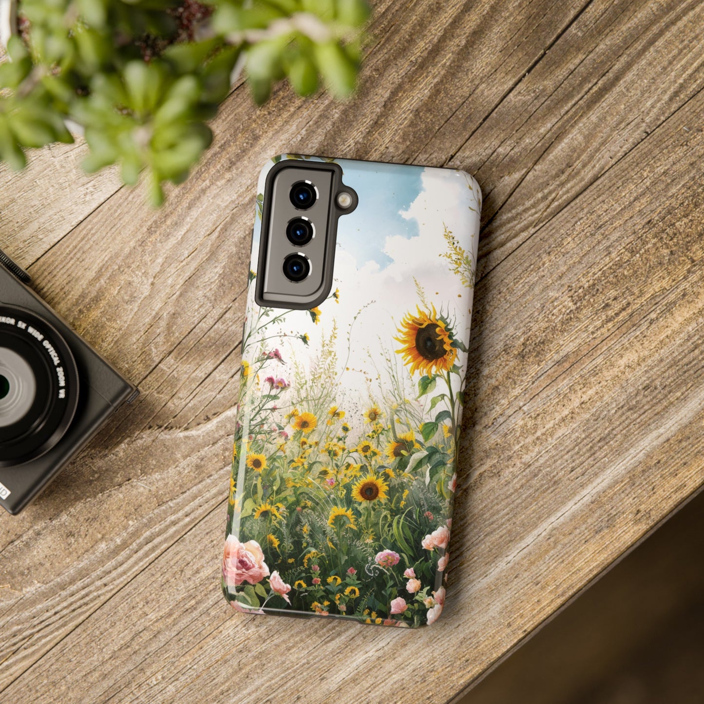 Skyward Sunflower - Tough Phone Cases