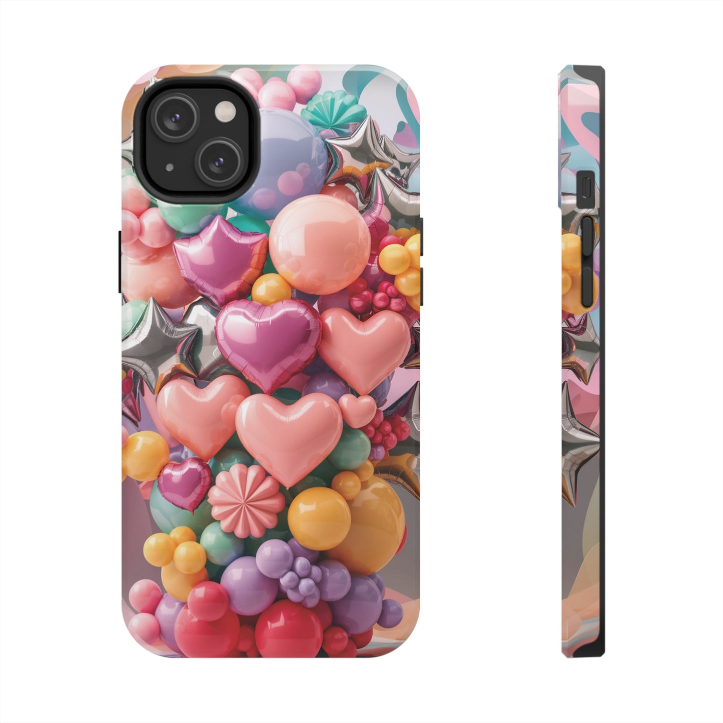 Pastel Dreams: Array of Balloons - Tough Phone Cases