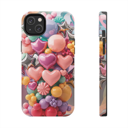 Pastel Dreams: Array of Balloons - Tough Phone Cases