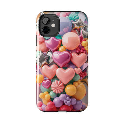 Pastel Dreams: Array of Balloons - Tough Phone Cases