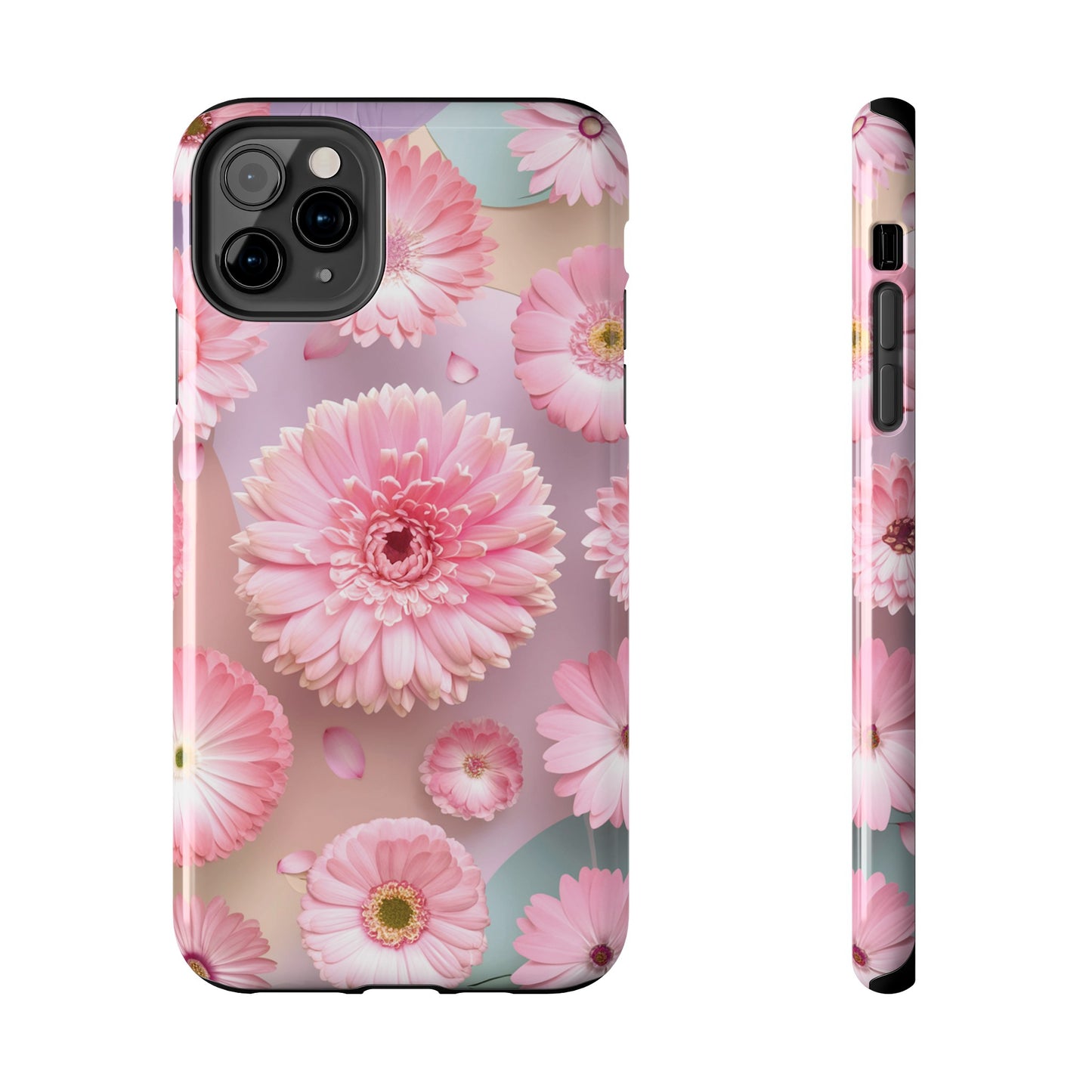 Pink Floral Bliss - Tough Phone Cases