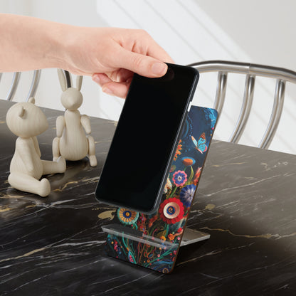 Floral Bloom: Art and Sewing Materials - Display Stand for Smartphones