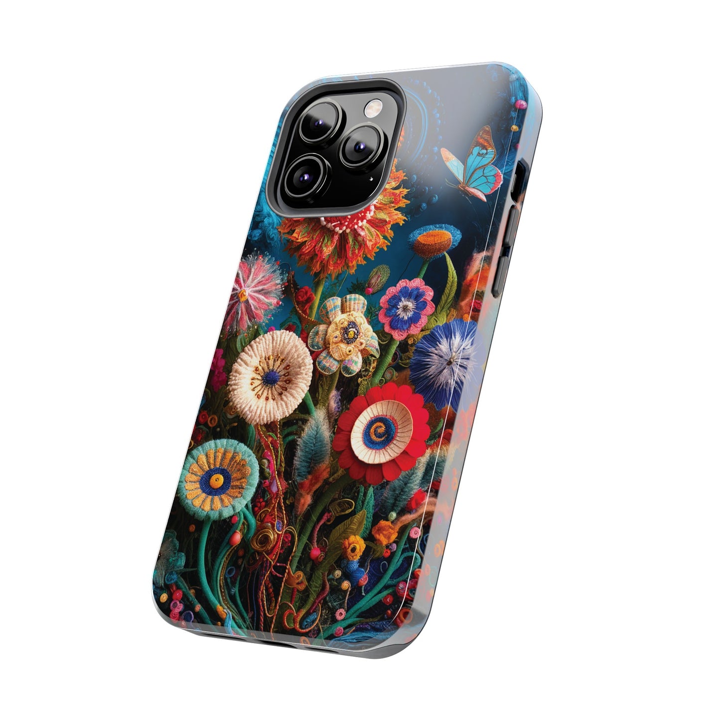 Floral Bloom: Art and Sewing Materials - Tough Phone Cases