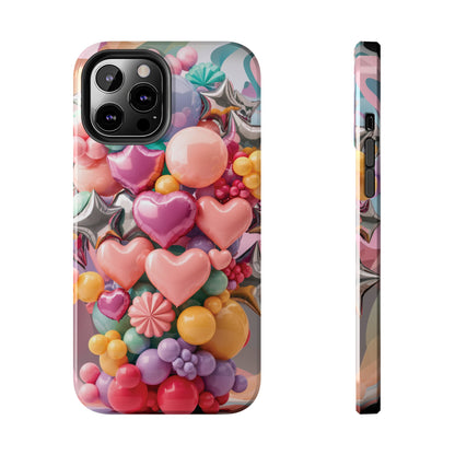 Pastel Dreams: Array of Balloons - Tough Phone Cases