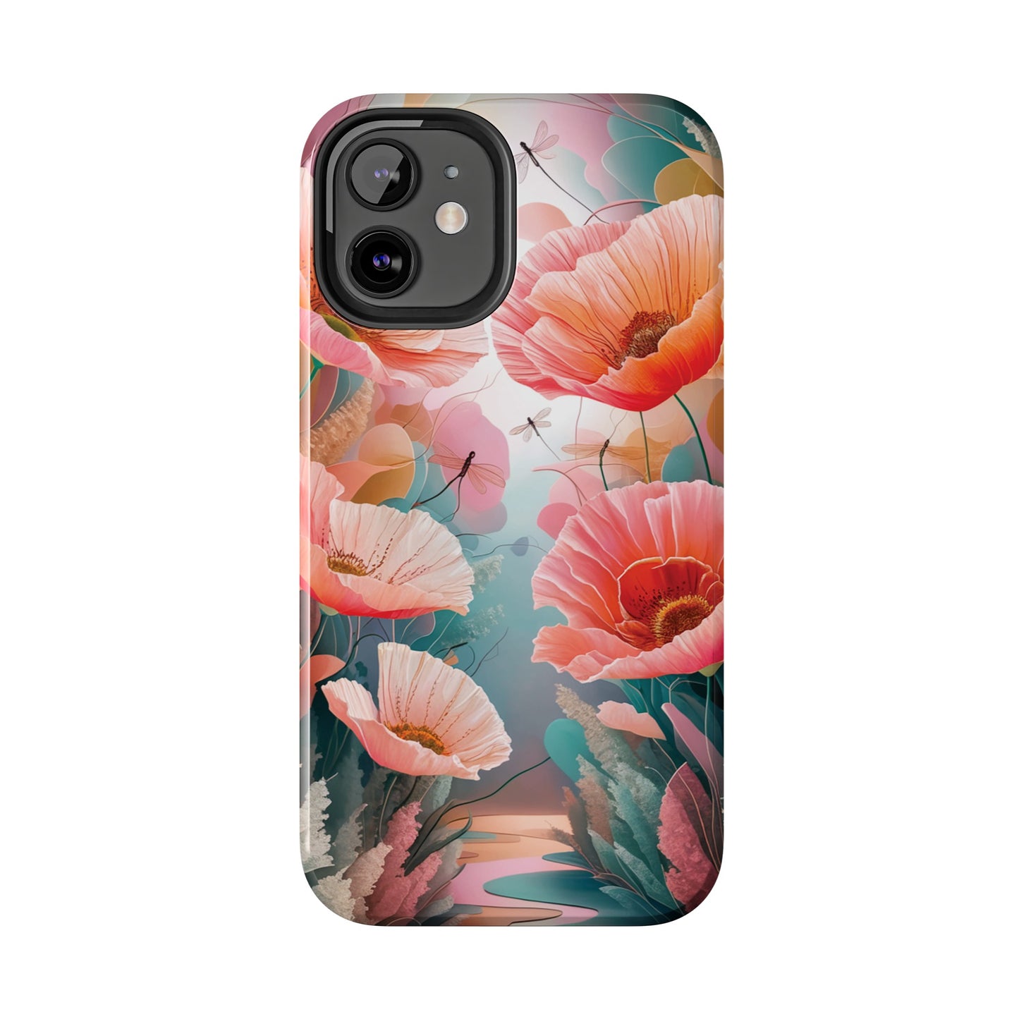 Whimsical Wings and Petal Whispers - Tough Phone Cases