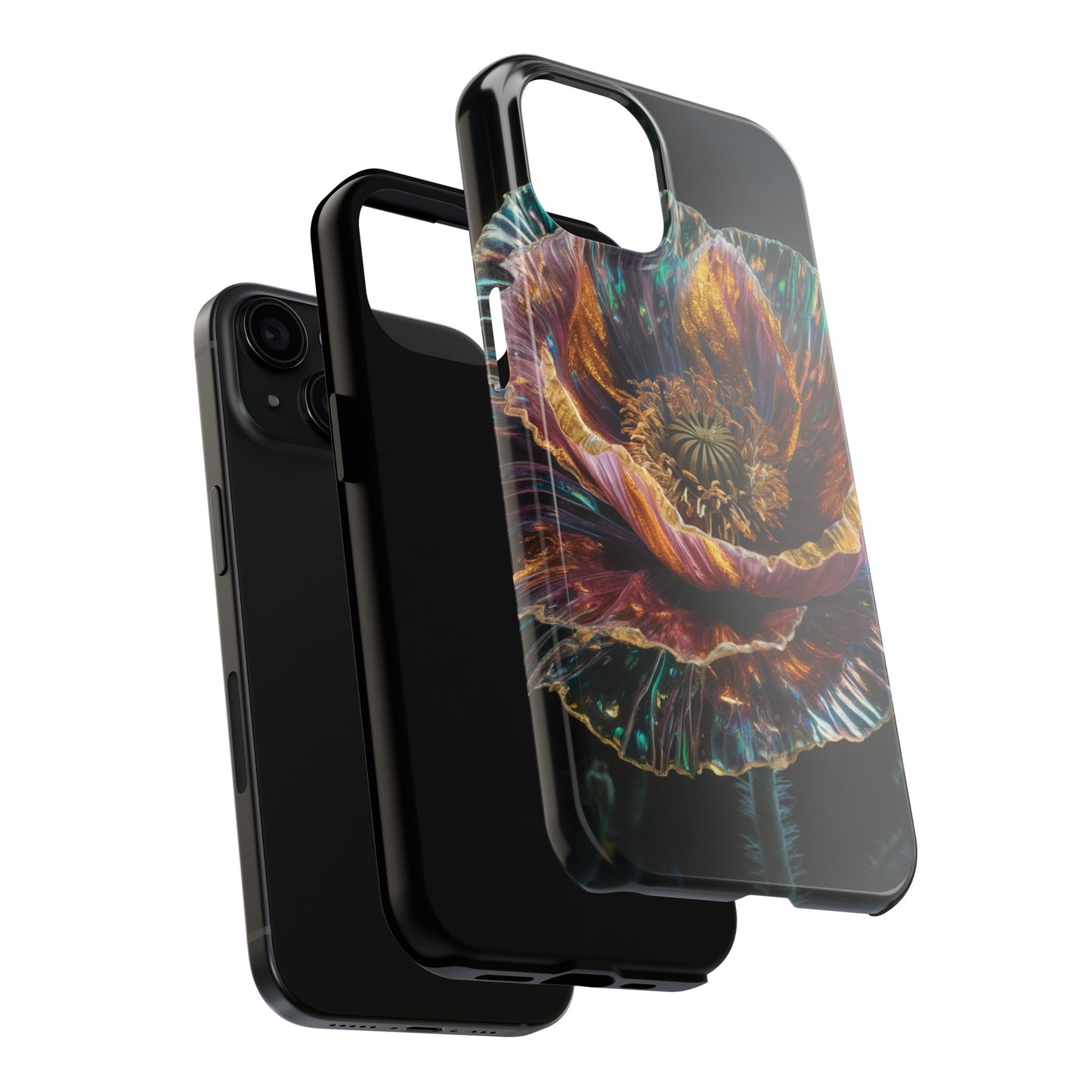 Ethereal Poppy Glow - Tough Phone Cases