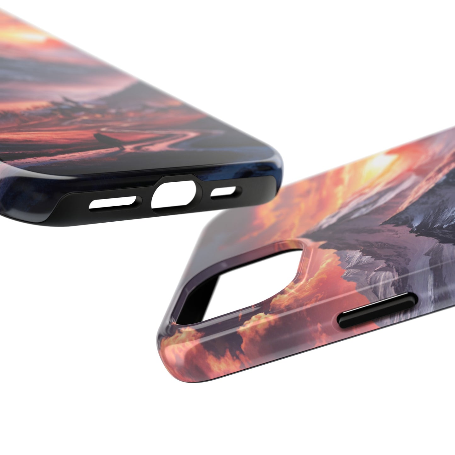 Vistas of Mountains - Tough Phone Cases