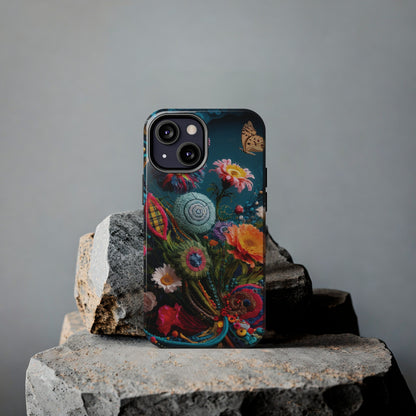 Botanical Sewing Whimsy - Tough Phone Cases