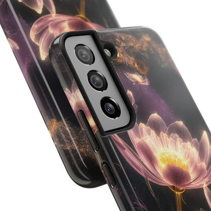 Night Lotus Glow - Tough Phone Cases