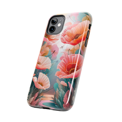 Whimsical Wings and Petal Whispers - Tough Phone Cases