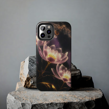 Night Lotus Glow - Tough Phone Cases