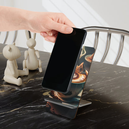 Steamy Coffee Dreamscape - Display Stand for Smartphones