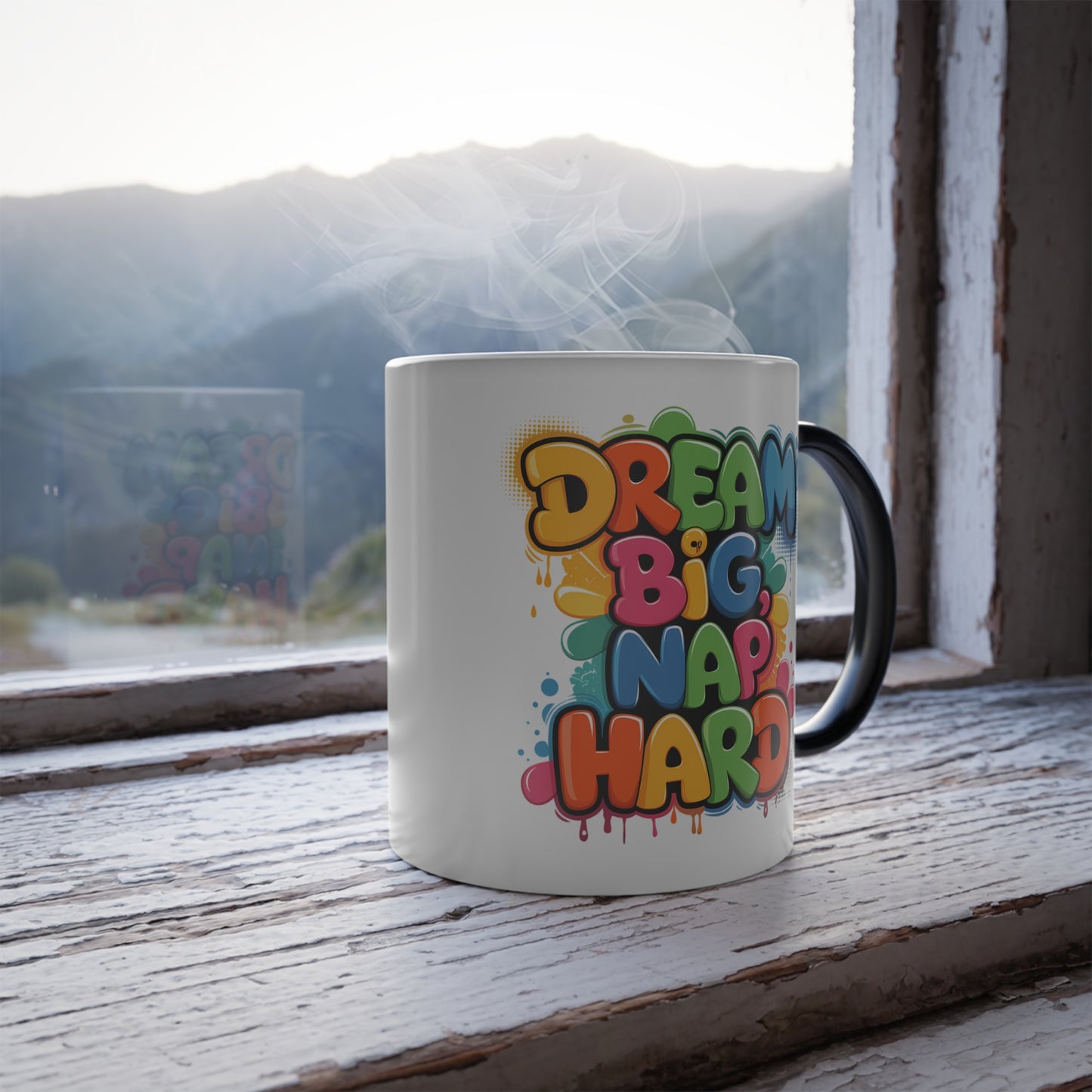 Dream Big Nap Hard - Color Morphing Mug, 11oz