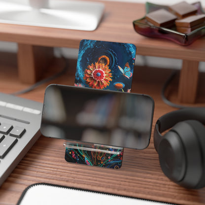 Floral Bloom: Art and Sewing Materials - Display Stand for Smartphones