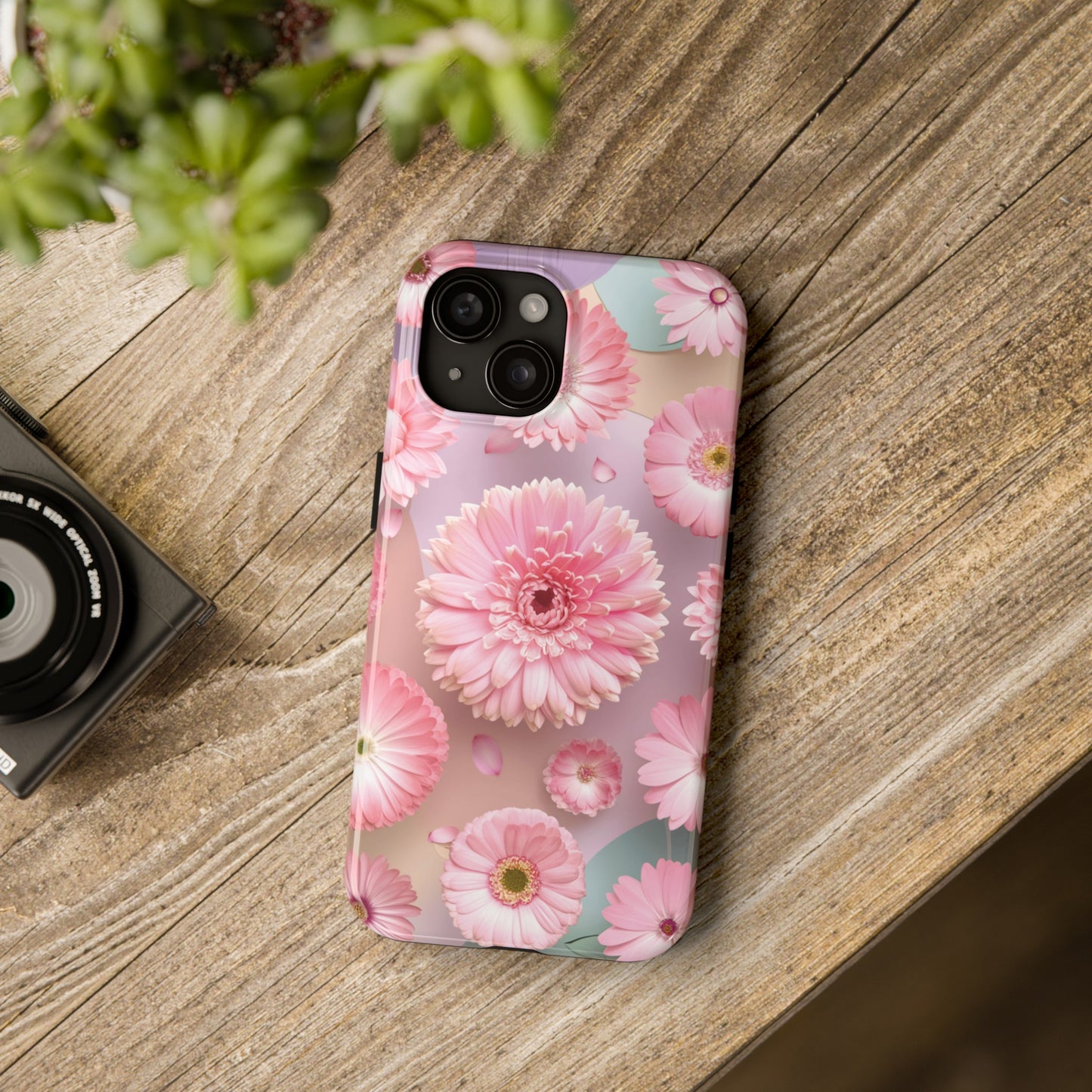 Pink Floral Bliss - Tough Phone Cases