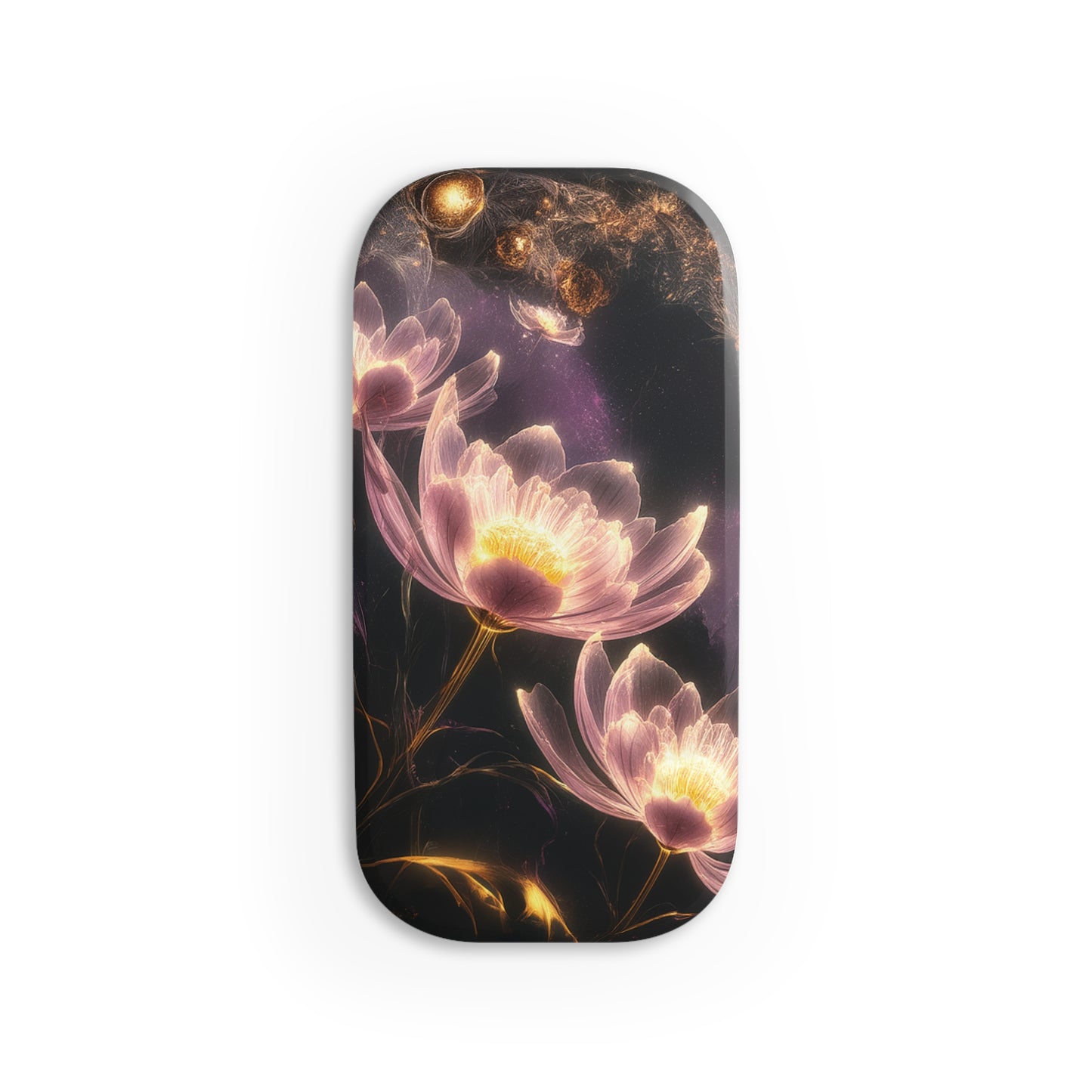 Night Lotus Glow - Phone Click-On Grip