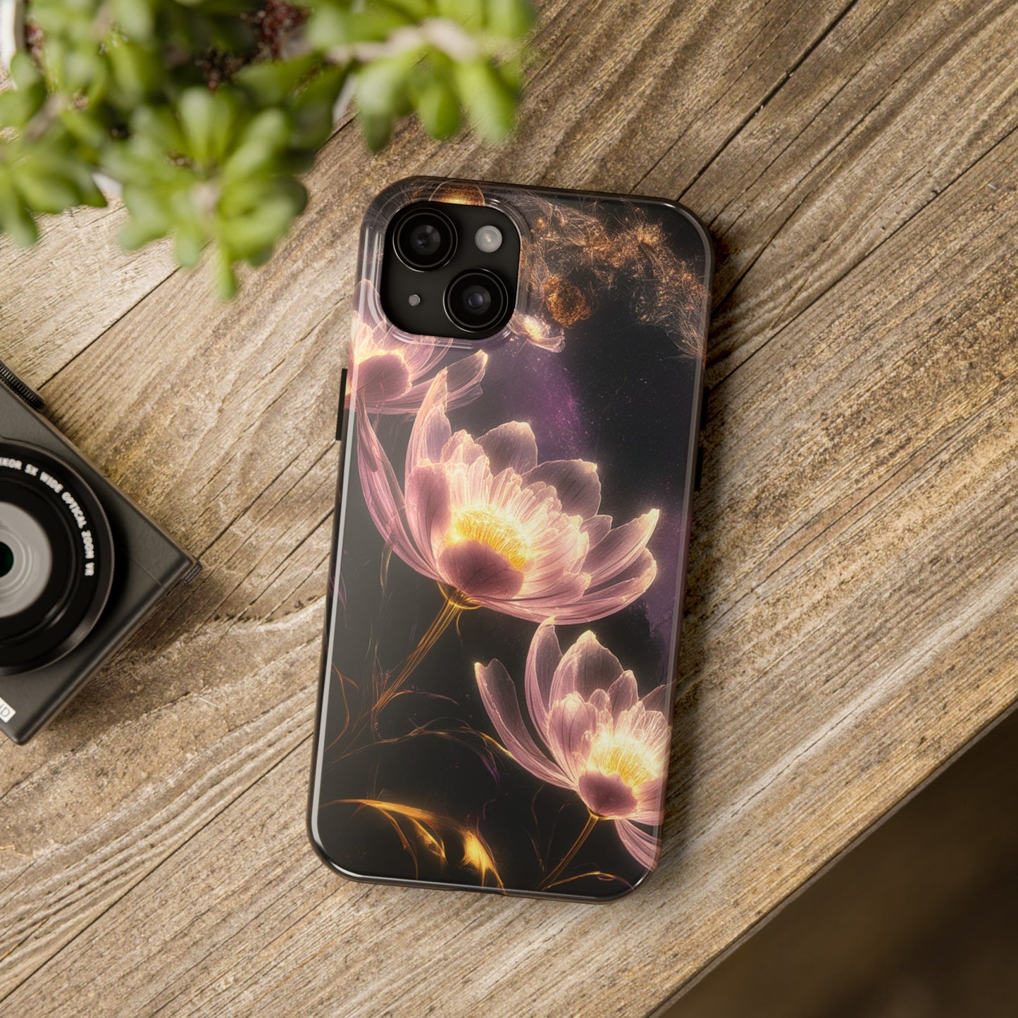 Night Lotus Glow - Tough Phone Cases