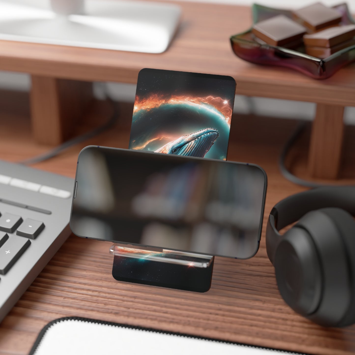 Whale Beyond the Stars - Mobile Display Stand for Smartphones