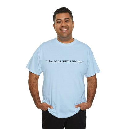 "Mother-in-law - The unofficial food critic of family gatherings" - Unisex Cotton Tee