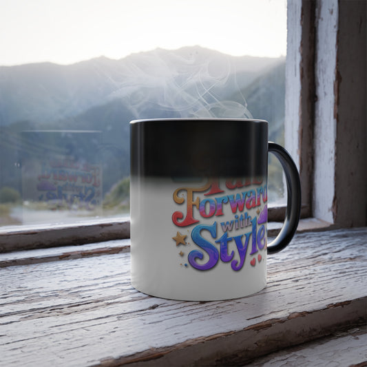 Fail Forward with Style - Color Morphing Mug, 11oz