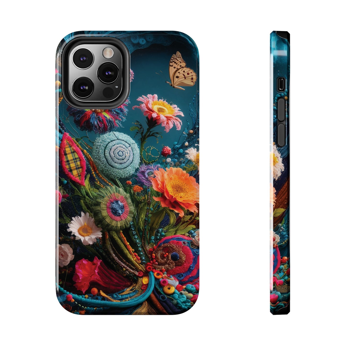 Botanical Sewing Whimsy - Tough Phone Cases