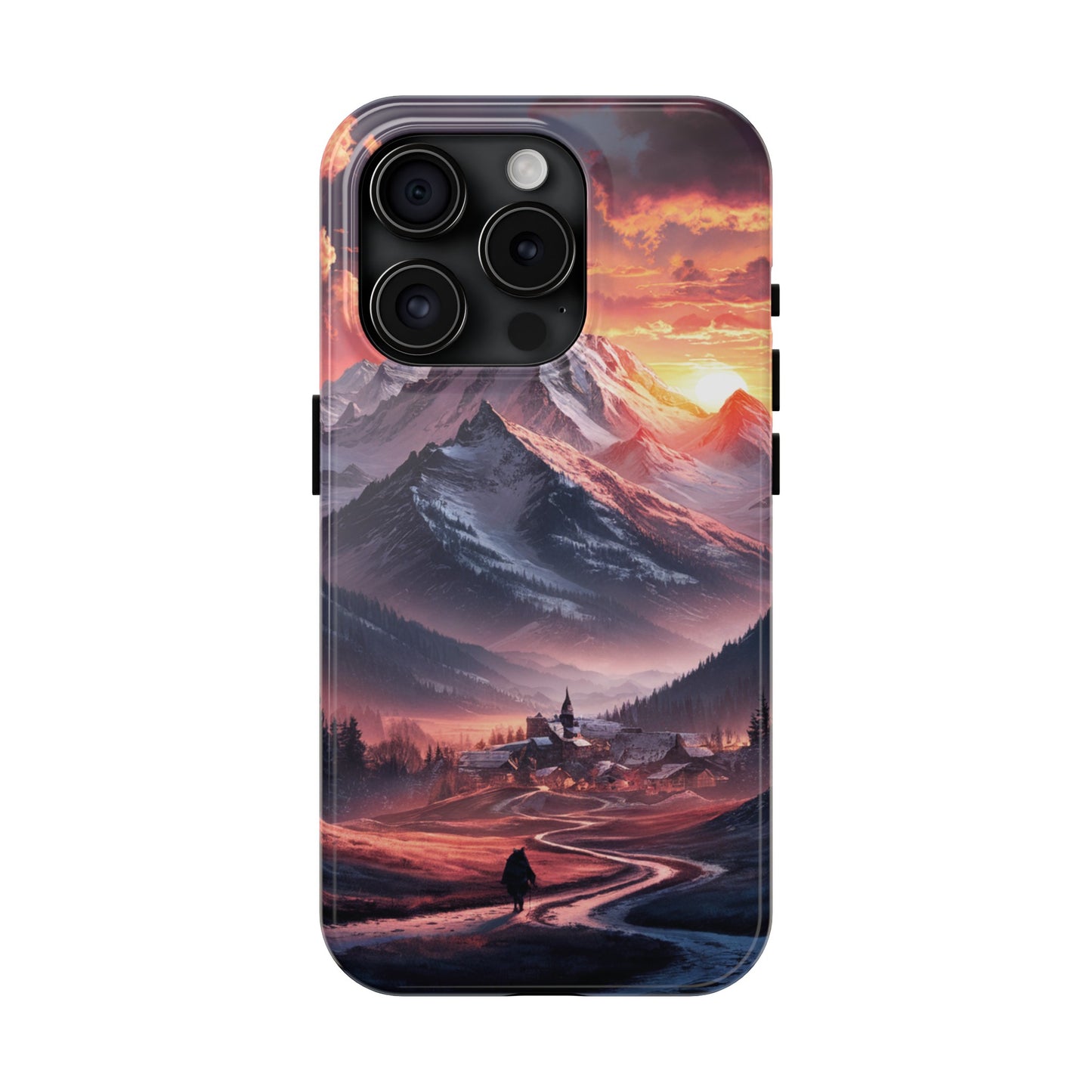 Vistas of Mountains - Tough Phone Cases